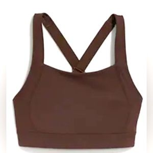 High Support PowerSoft Convertible Sports Bra for Women 4X Espresso